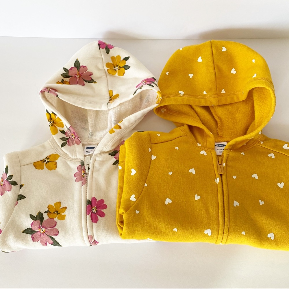 Toddler girls zip up hoodies 2/$12